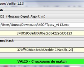 Quick Checksum Verifier -- проверка контрольной суммы