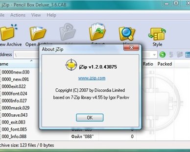 jZip -- бесплатная альтернатива WinZip'у