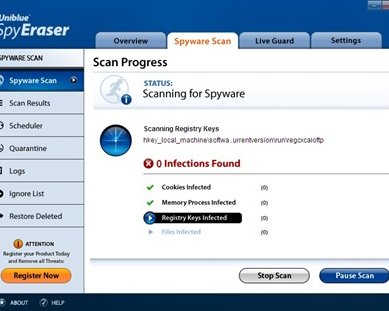 SpyEraser -- защита от spyware