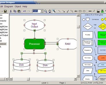 Diagram Designer -- простой построитель диаграмм