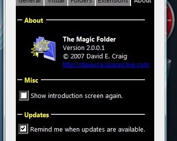 The Magic Folder -- гаджет Vista, организовывающий автоматическую сортировку и хранение