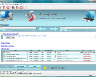 Allway Sync 7.1.2 -- быстрая синхронизация файлов