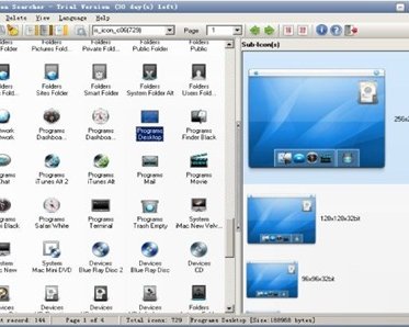 Icon Searcher -- программа для поиска и конвертирования иконок
