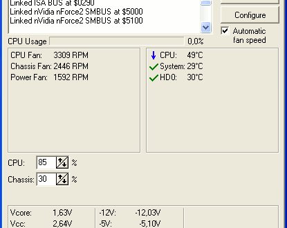 SpeedFan 4.35 - температурный контроль компьютера