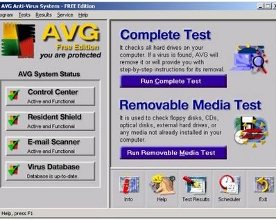 AVG Free Edition -- мощный бесплатный антивирус