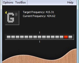 Pitch Perfect Guitar Tuner -- электронный камертон для настройки шестиструнной гитары