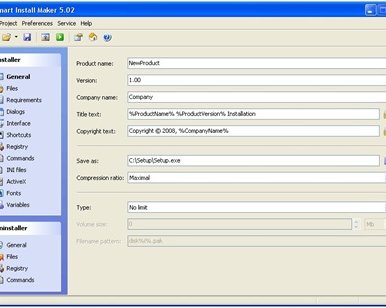 Smart Install Maker -- программа для создания инсталляционных пакетов