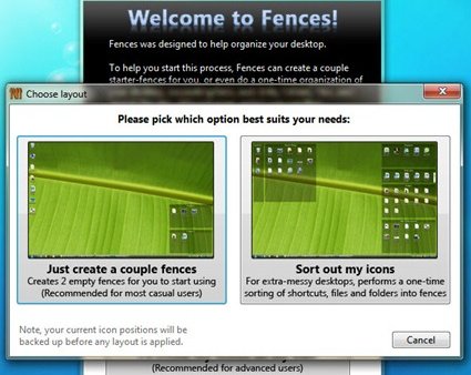 Fences -- организатор места на рабочем столе