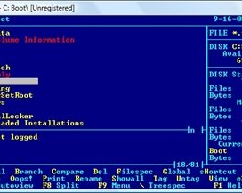 ZTreeWin -- файловый менеджер для всех версий Windows, работающий в текстовом режиме