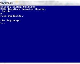 RBU -- простой бэкап реестра Windows XP и Vista