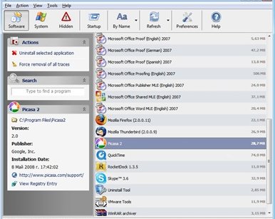 Uninstall Tool -- на замену стандартной программе установки