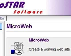 IndigoStar MicroWeb -- веб-сайт на компакт-диске