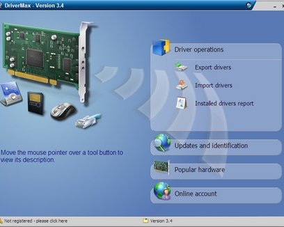 DriverMax 3.4 -- создаем резервные копии драйверов