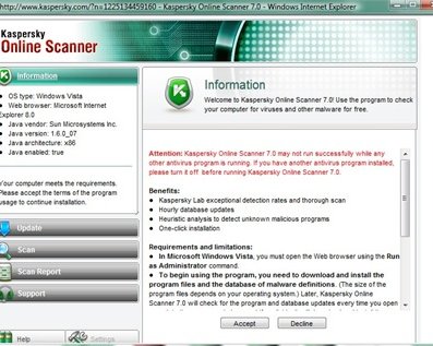 Virus Removal Tool -- бесплатная лечилка от Лаборатории Касперского