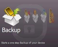 Sprite Backup сохраняет настройки КПК