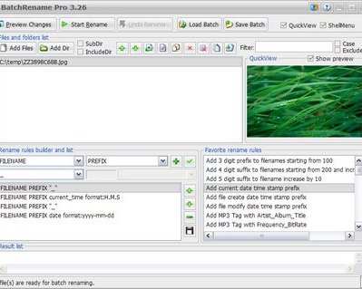 BatchRename Pro -- новые имена для файлов