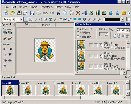EximiousSoft GIF Creator 5.55 -- приятный GIF-аниматор