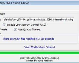 NVIDIA Mobility Modder & ATI Mobility Modder -- конструктор драйверов для мобильных видеокарт